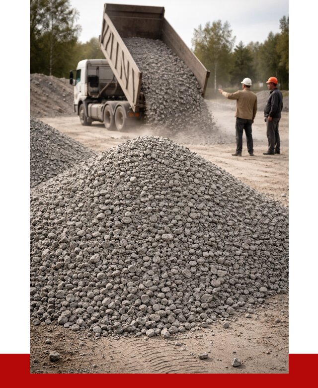 Гранитный щебень фракция 0-5 в клине от 2971 руб ПРОНЕРУДКли