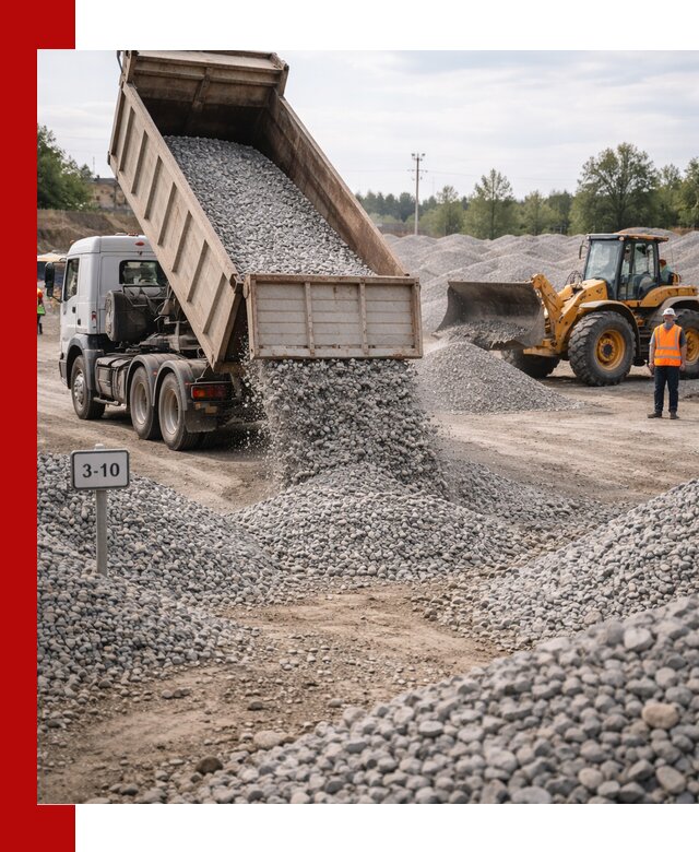 Гранитный щебень фракции 3–10: доставка и продажа в клине