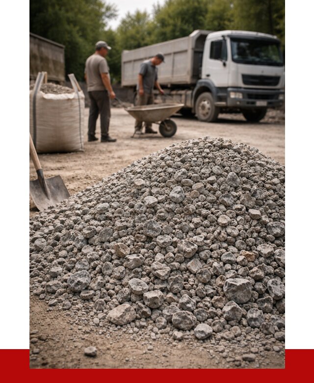 Гранитный щебень фракция 20-40 в клине от 3278 руб. ПРОНЕРУДКли