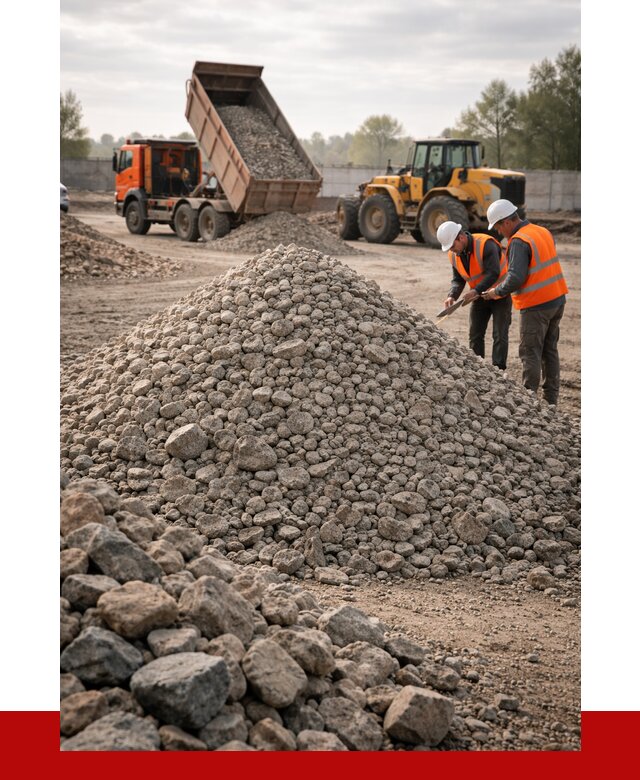 Гранитный щебень фракция 40-70 в клине от 2561 руб ПРОНЕРУДКли