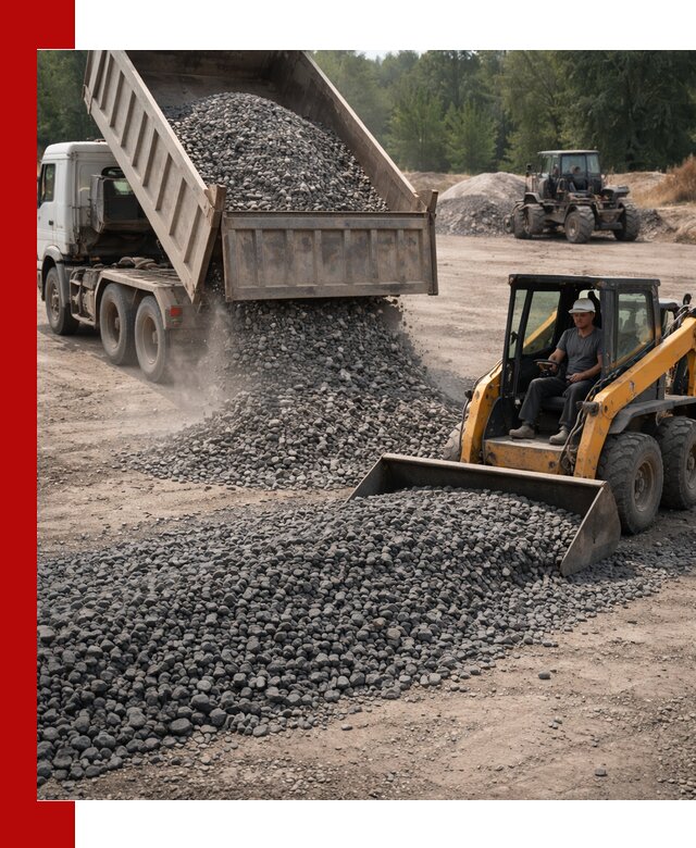 Гранитный щебень фракция 40-70 с доставкой в клине