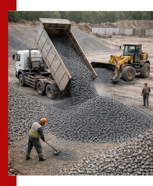 Щебень габбро-диабаз фр. 5-20 с доставкой в клине