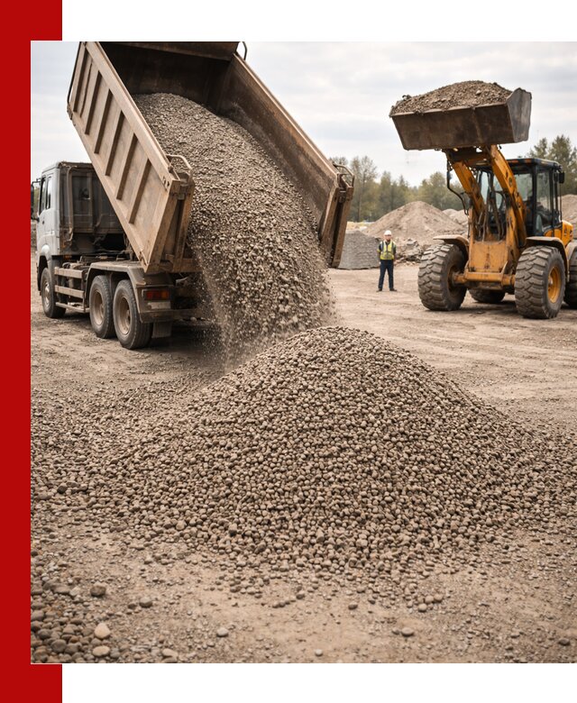 Гравийный щебень фракция 3–10 с доставкой в клине