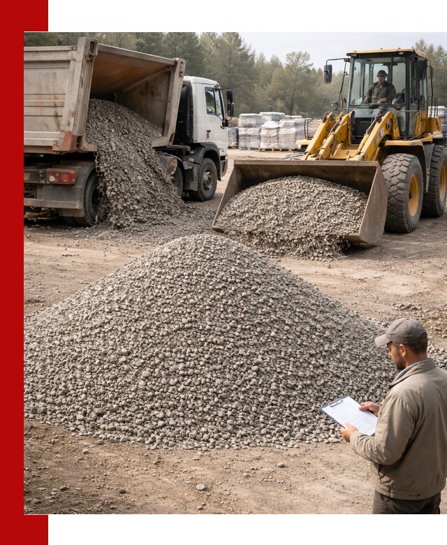 Гравийный щебень фракция 5–10 с доставкой в клине