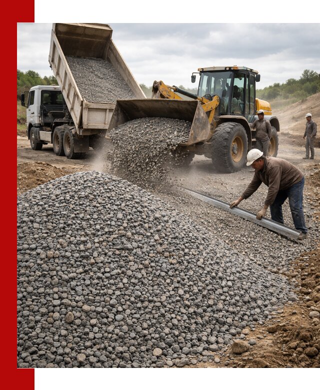Гравийный щебень фракция 5-20 с доставкой в клине