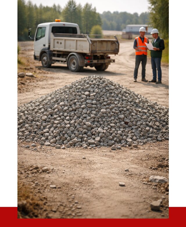 Гравийный щебень фракция 20-40 в клине от 1229 р. | ПРОНЕРУДКли