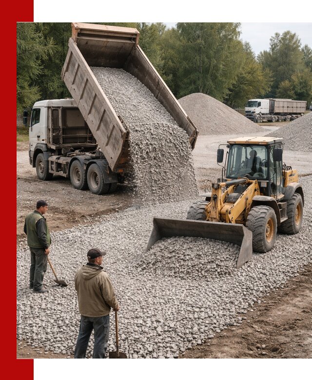 Купить гравийный щебень фракция 20-40 в клине с доставкой