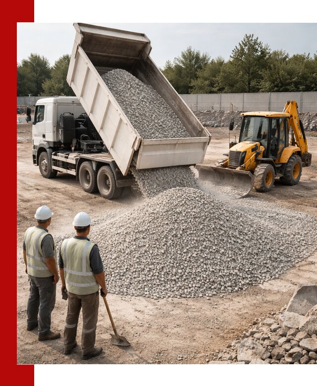 Купить известняковый щебень фракции 5–10 мм с доставкой в клине