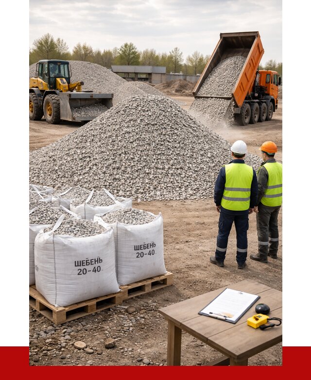 Известняковый щебень 20-40 в клине от 2151 р. ПРОНЕРУДКли