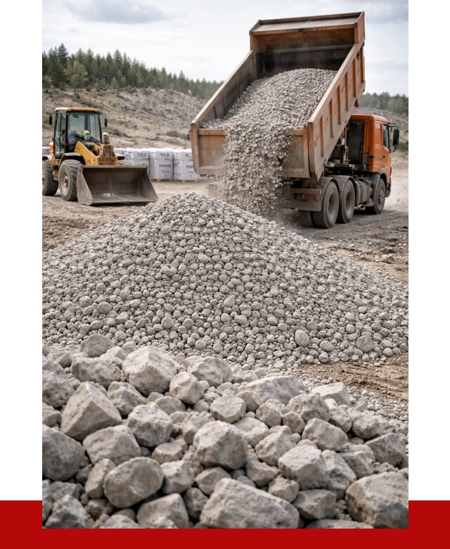 Доломитовый щебень фр. 20-40 в клине от 4303 р. | ПРОНЕРУДКли