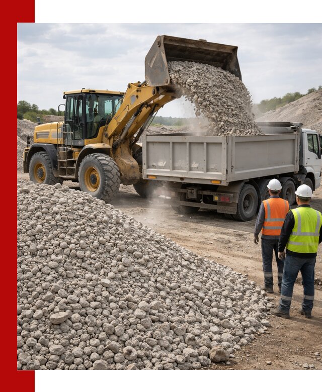Доломитовый щебень фракция 40–71 доставка и продажа в клине