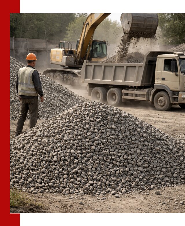 Шлаковый щебень фракция 5-20 с доставкой в клине