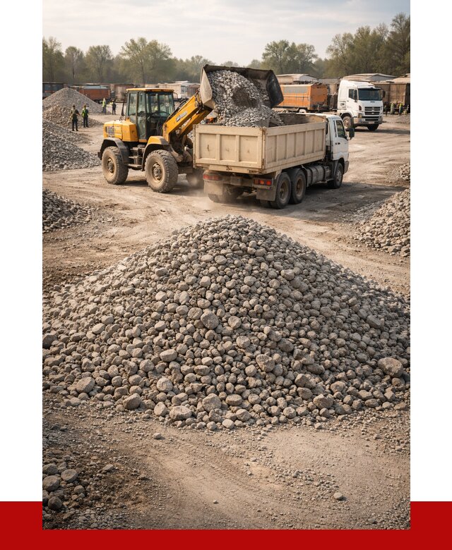 Вторичный щебень фракция 40-70 в клине от 1783 р, ПРОНЕРУДКли