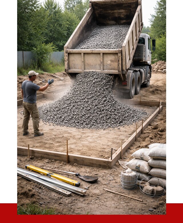 Купить щебень для фундамента в клине от 4610 р. | ПРОНЕРУДКли