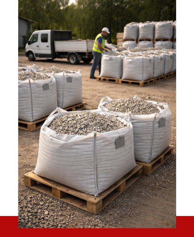 Щебень в мешках с доставкой в клине от 4303 р. | ПРОНЕРУДКли