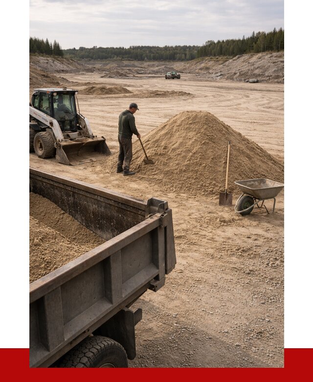 Карьерный песок среднезернистый в клине, от 2254 р. ПРОНЕРУДКли