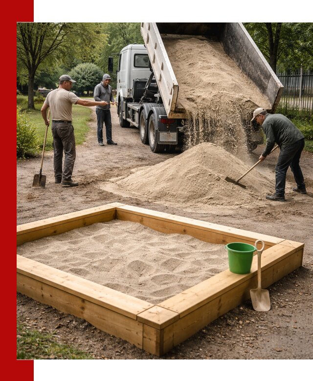 Песок для песочницы с доставкой в клине недорого и чистый