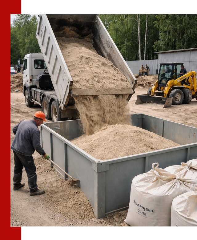 Кварцевый песок для фильтра в клине — доставка и качество