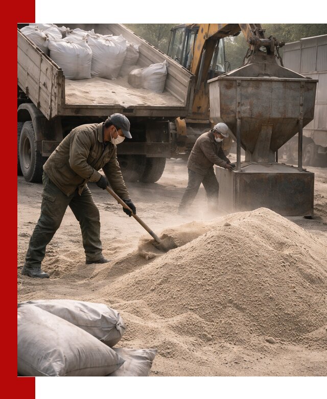 Кварцевый песок для пескоструя в клине — доставка и качество