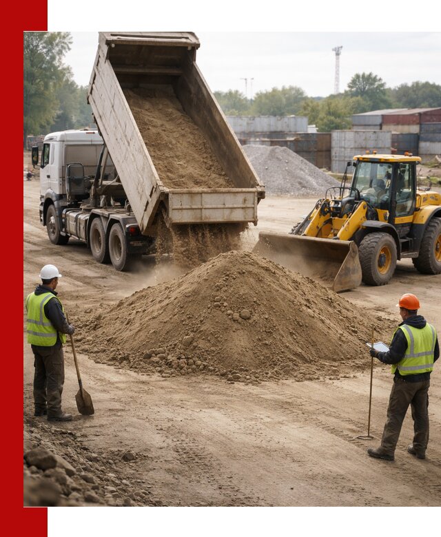 Доставка и продажа пескогрунта оптом и в розницу в клине