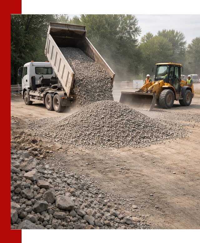 Гравий фракция 5–20 доставка в клине оптом и в розницу