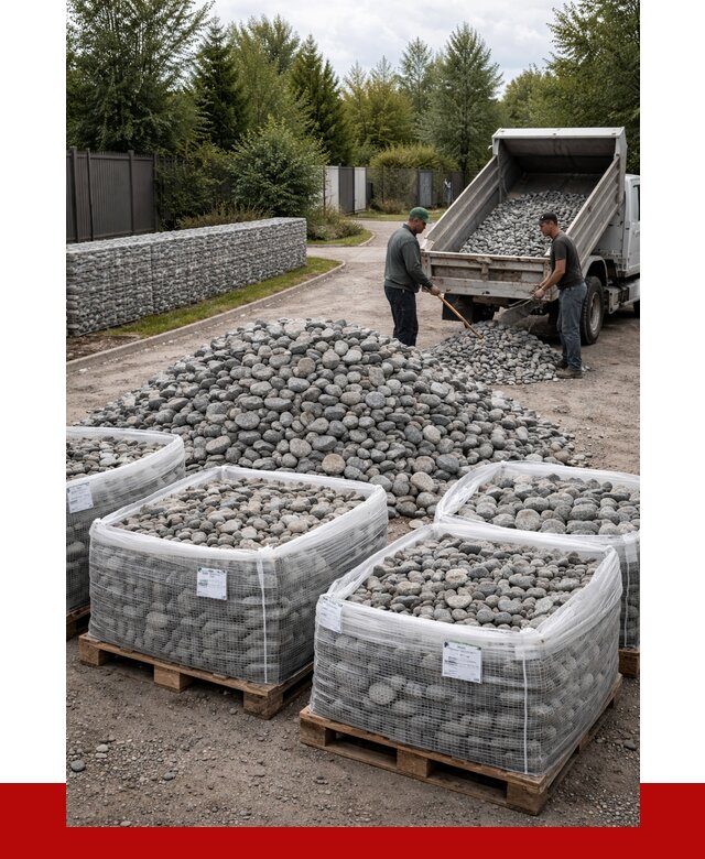 Камень для габионов в клине от 4303 р. за куб | ПРОНЕРУДКли