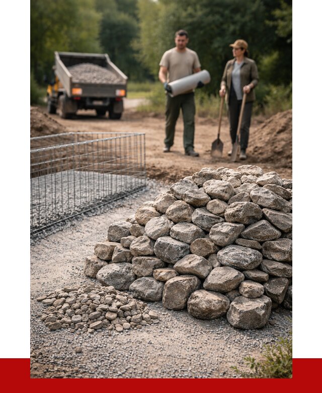 Камень для габионов фракция 100-200 в клине от 4918 р. | ПРОНЕРУДКли