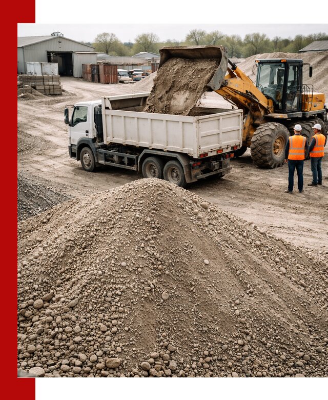 Доставка и продажа ПГС С1 в клине с самосвалами и разгрузкой