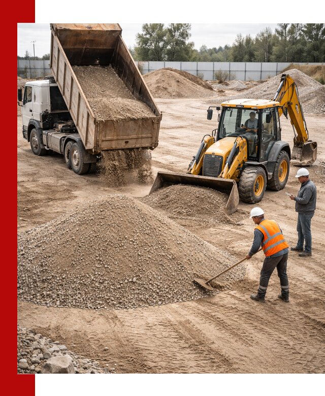 Поставка и доставка ПГС С4 в мешках и самосвалах в клине