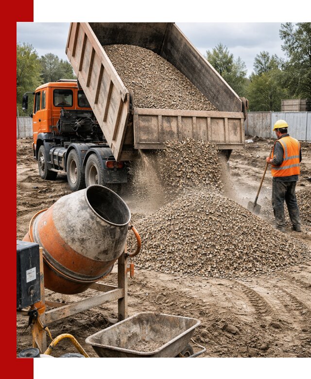 Опгс для бетона с доставкой самосвалом в клине от производителя