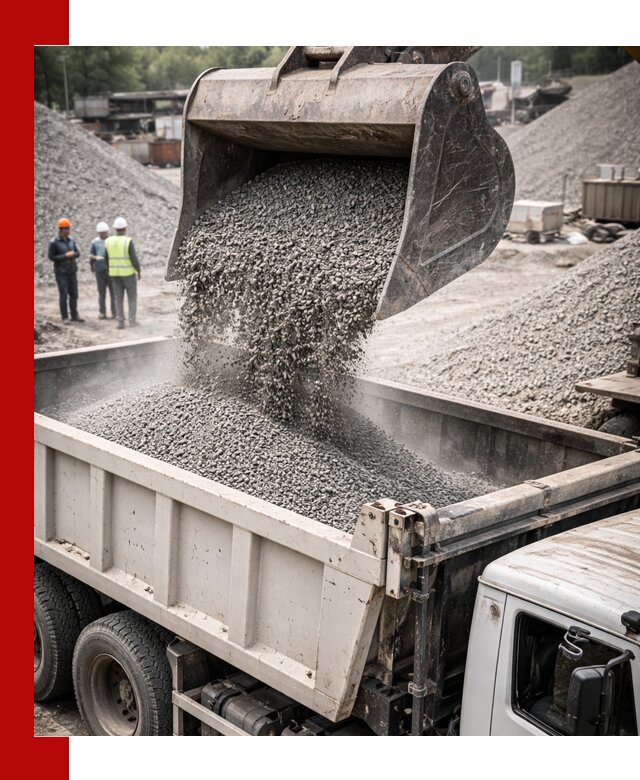 Отсев и крошка для строительства и дорожных работ в клине