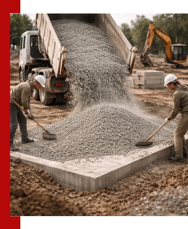 Доставка и продажа отсева для бетона в клине