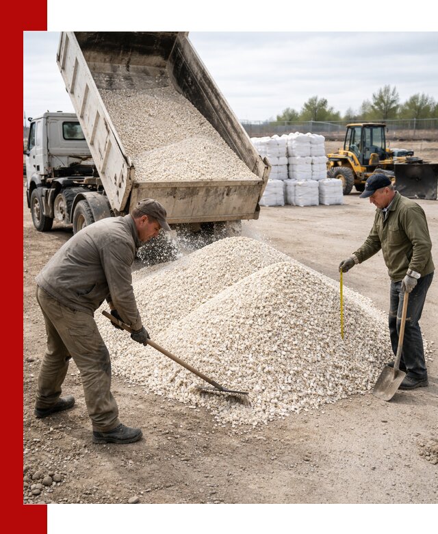 Мраморная крошка с доставкой и разгрузкой в клине