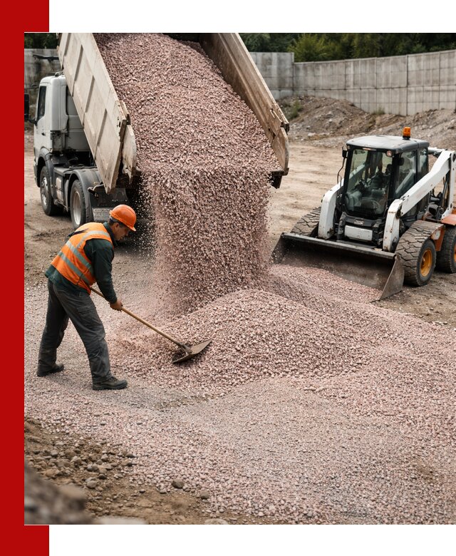 Крошка розовый гранит с доставкой в клине от производителя