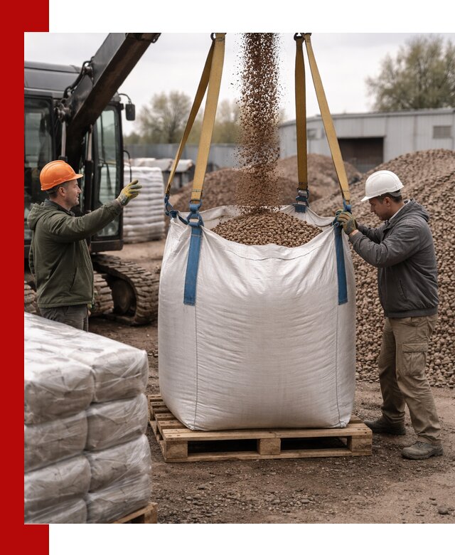 Керамзит в биг-бегах с доставкой в клине