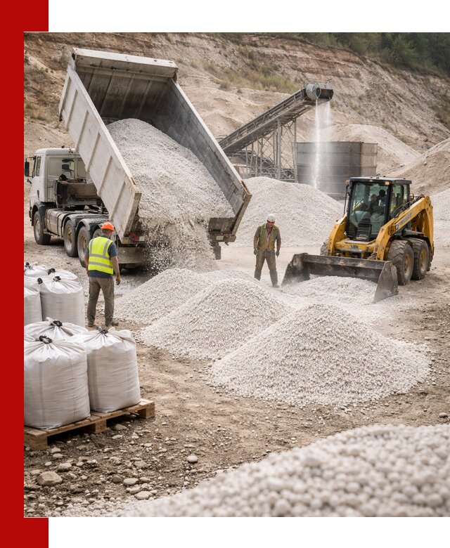 Доставка перлита в клине для тепло-, звуко- и гидроизоляции