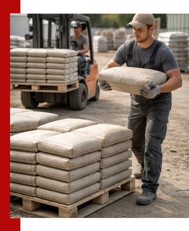 Доставка цемента в мешках оптом и в розницу в клине