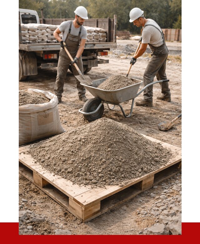 Цементно песчаная смесь М100 в клине от 5327 р. за куб | ПРОНЕРУДКли