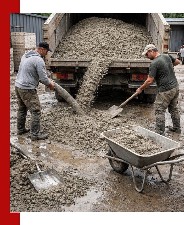 Цементно-песчаная смесь М150 доставка в клине