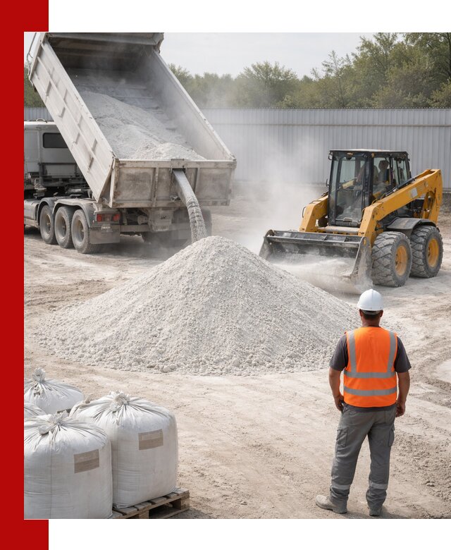 Доставка и продажа известняковой муки в клине