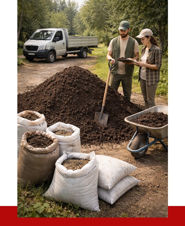 Купить грунт с доставкой в клине от 4610 р. за м3 | ПРОНЕРУДКли