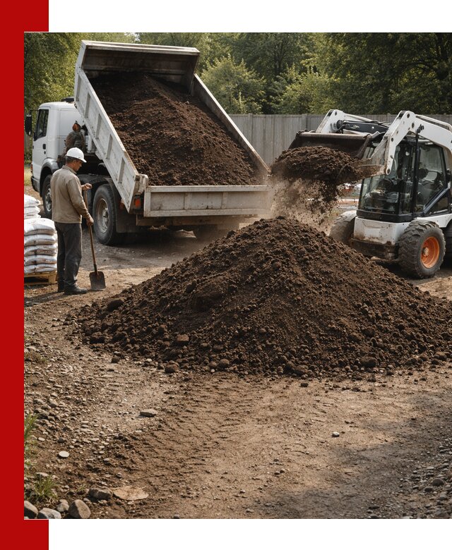 Доставка растительного грунта в клине от производителя оптом и в розницу