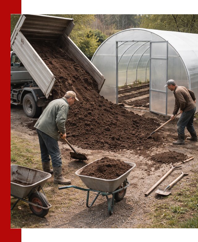 Грунт для теплицы с доставкой в клине — плодородный субстрат под растения