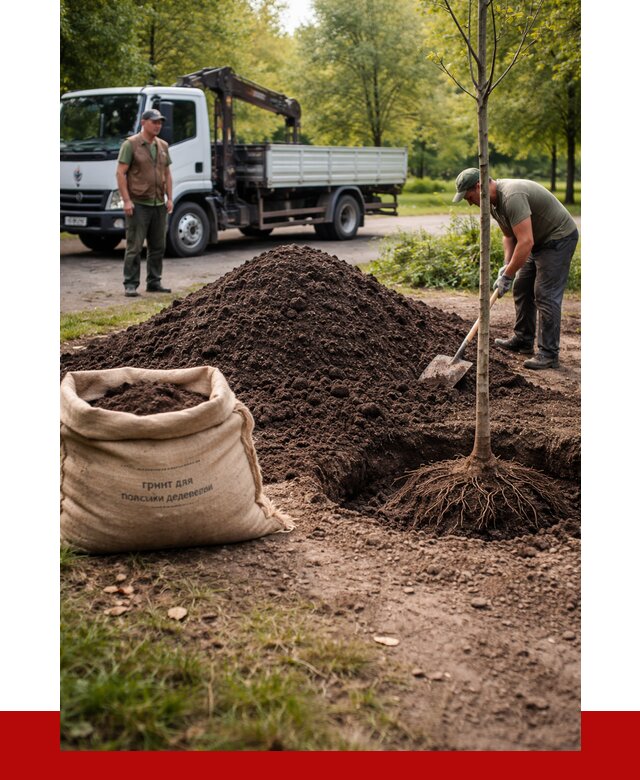 Грунт для посадки деревьев в клине от 1229 р. | ПРОНЕРУДКли