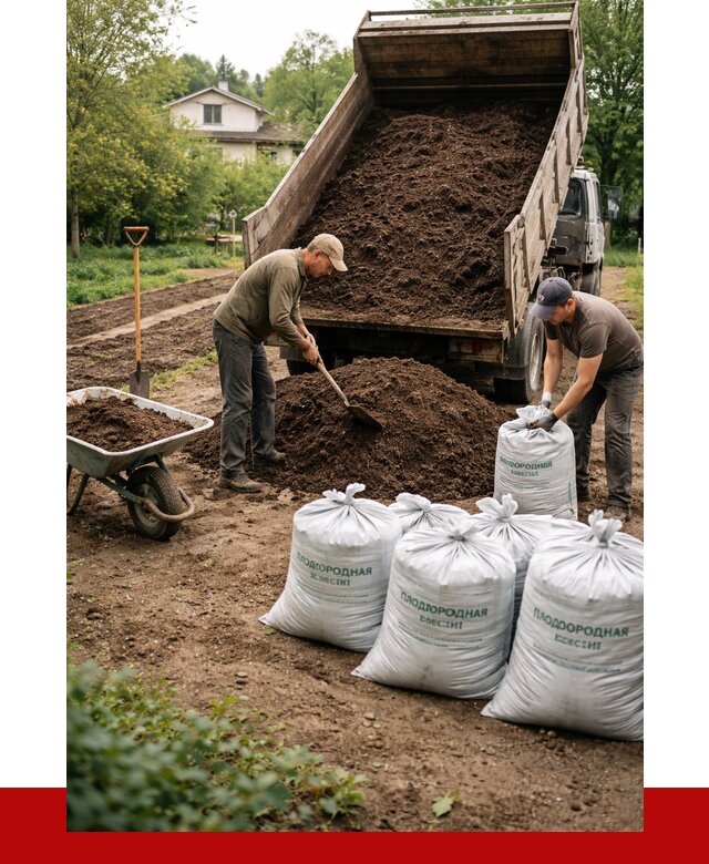 Плодородная смесь в клине от 4303 р./куб с доставкой | ПРОНЕРУДКли
