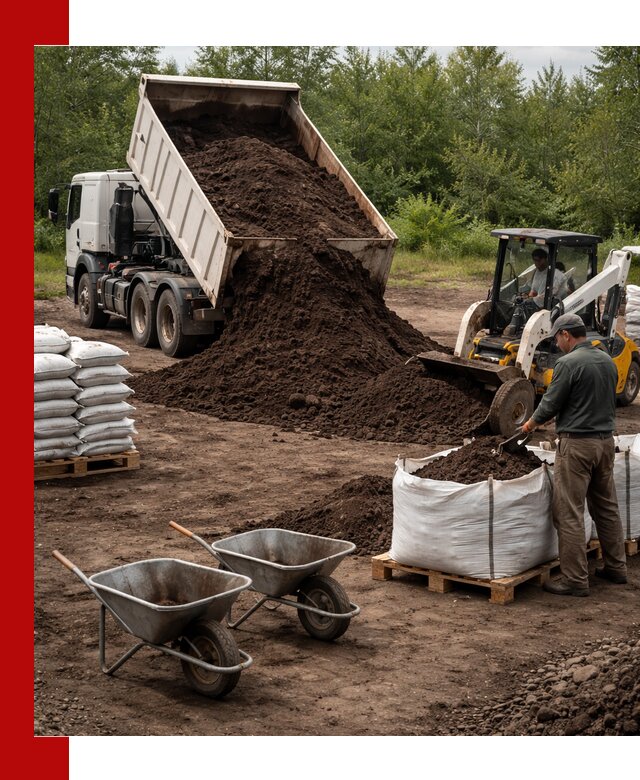 Доставка и продажа торфогрунта в клине оптом и в розницу