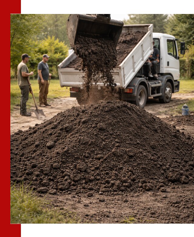 Доставка и продажа чернозема в клине оптом и в розницу