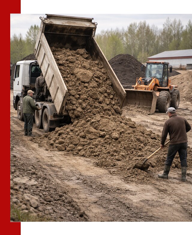 Доставка глин и суглинков в клине оптом и вкрай