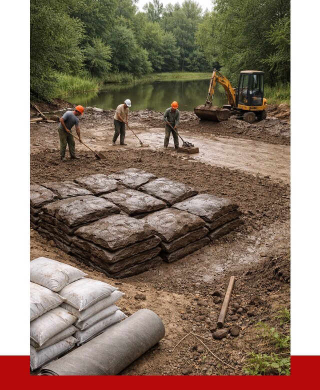 Купить глину для пруда в клине от 4610 р. с доставкой | ПРОНЕРУДКли