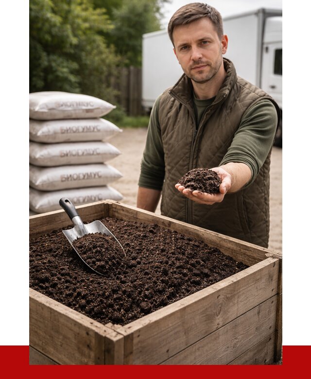 Купить биогумус в клине с доставкой от 8708 р. за куб | ПРОНЕРУДКли